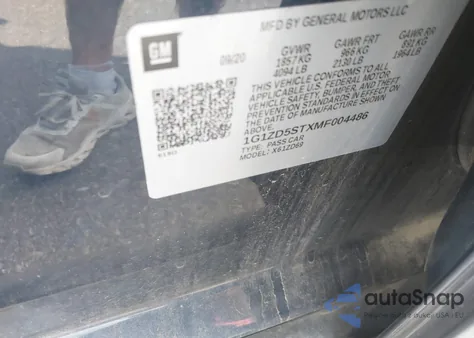 2021 Chevrolet Malibu Fwd Lt z USA, uszkodzony, nr VIN 1G1ZD5STXMF004486